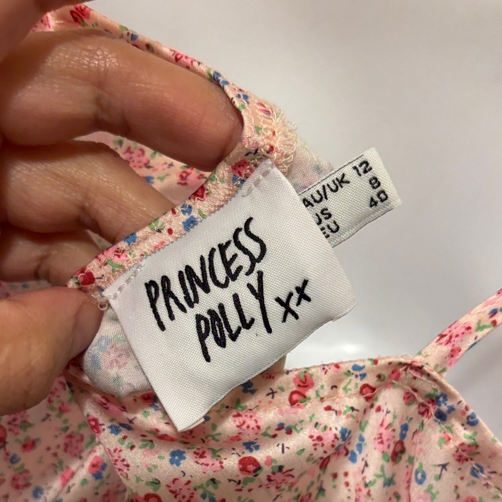 Princess Polly Pink Floral Chemise - Picture 4 of 7